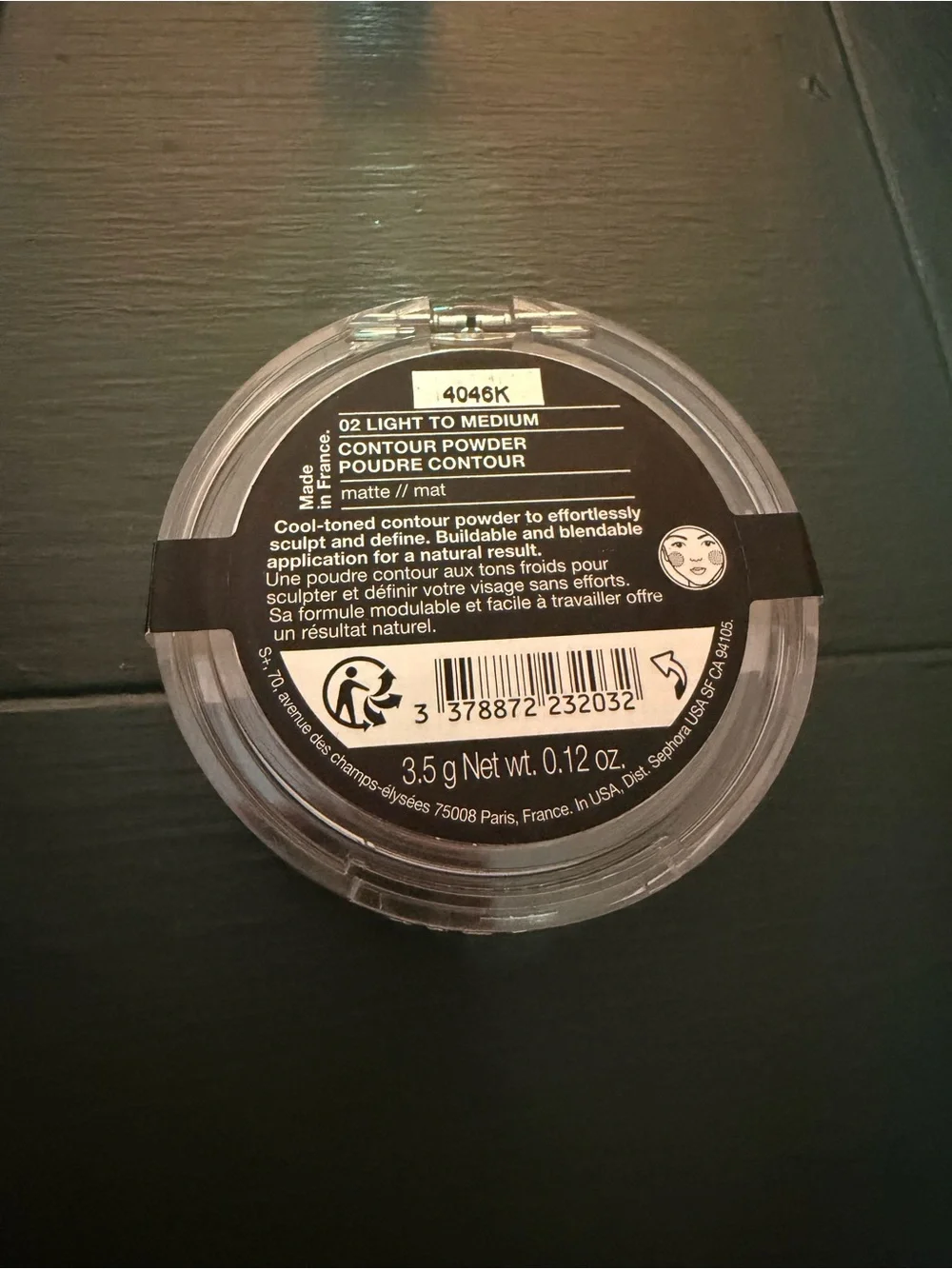 Sephora Colorful Contour Matte Powder —  02 Light Medium